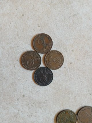 Lotto di monete Terzo Reich e weimar