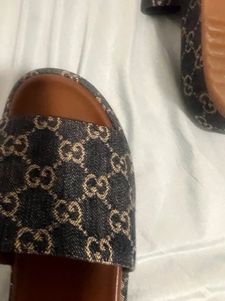 Sandalias plataforma gucci jeans