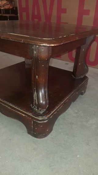 Mesa auxiliar madera maciza