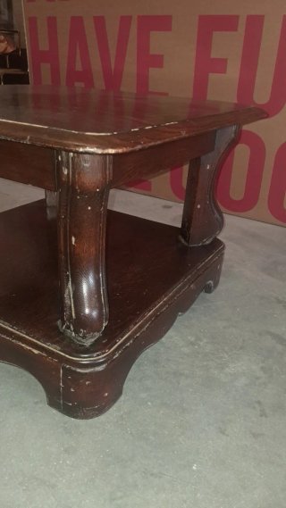 Mesa auxiliar madera maciza