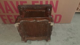 Mesa auxiliar madera maciza