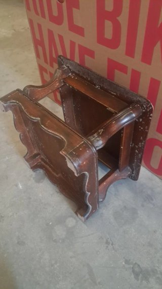 Mesa auxiliar madera maciza