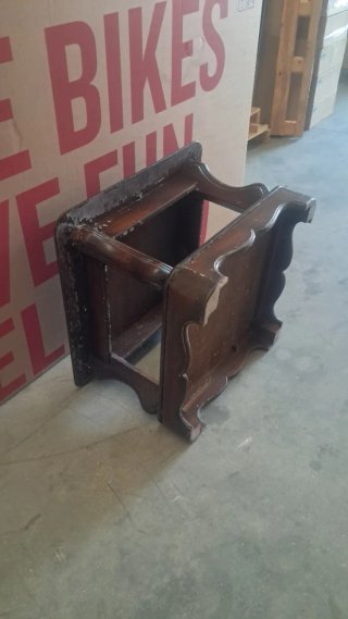 Mesa auxiliar madera maciza
