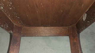 Mesa auxiliar madera maciza
