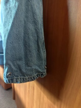 Pantalón vaquero Bershka Wide Pleated Talla M