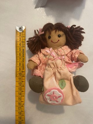 Bambola My Doll con treccine e sacchetto