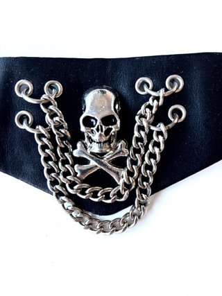Pulsera Brazalete Heavy Calavera