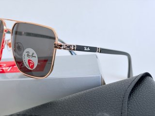 Gafas de sol Ray-Ban Doradas y Negro Polarizadas