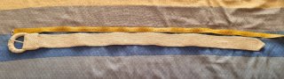 Cintura beige intrecciata con fibbia