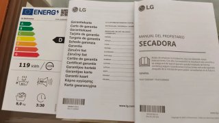 Secadora LG RHA1008NWK