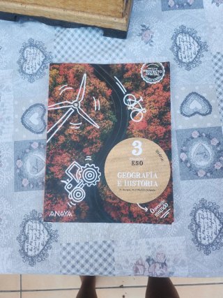 LIBRO de geografía historia de 3 ESO, trimestre 2