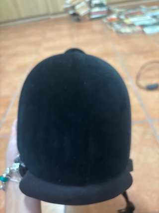 Casco de equitación negro