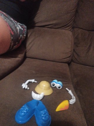 Señor Cara de Papa con sombrero