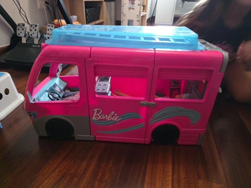 Caravana Barbie Rosa
