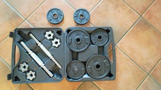 Kit Manubri Corength Decathlon 20 kg + 2 dischi