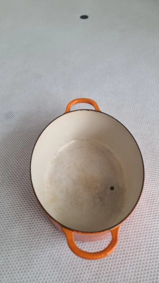 Olla Le Creuset Naranja Ovalada