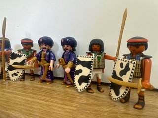 Playmobil árabes y egipcios con escudos