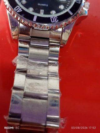 Orologio Geneva Diver Nero Argento