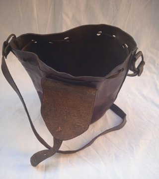 Borsa in cuoio porta cartucce anni 50