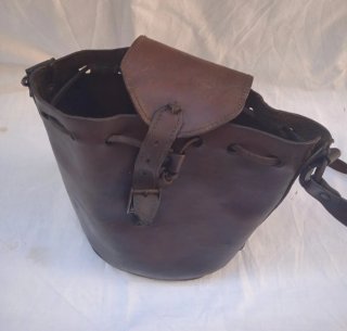 Borsa in cuoio porta cartucce anni 50