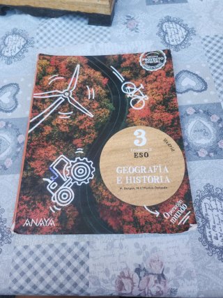 Libro de geo e historia 3 ESO 3 trimestre anaya