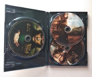 DVD Trilogía El Señor de los Anillos.