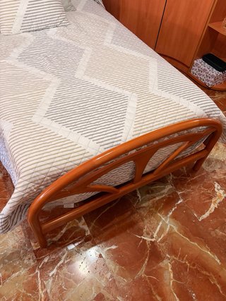 Estructura cama 105 cm madera