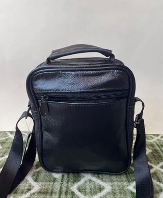 Borsello in vera pelle Angel nero