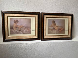 Pareja Cuadros Dormitorio Denys