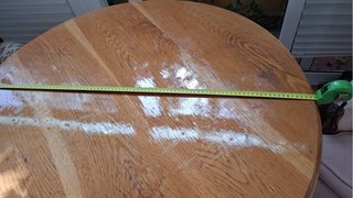 Mesa de comedor de madera maciza hecha a mano
