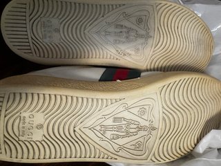 Zapatillas Gucci Blancas Piel Talla 41