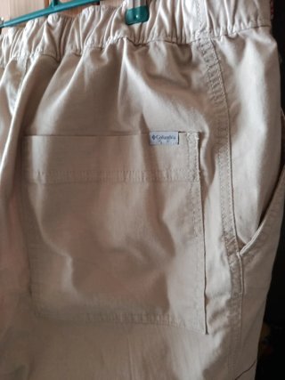 Pantalones Columbia Beige Mujer