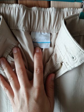 Pantalones Columbia Beige Mujer