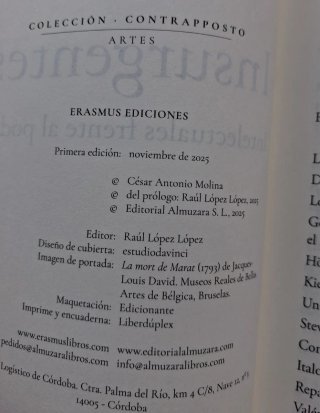 Insurgentes: De Aristóteles a Derrida, de Dante...