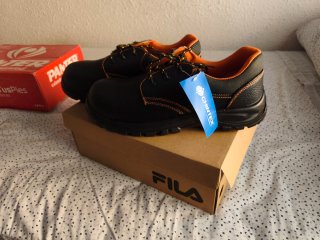 Botas de seguridad Fila blancas y grises