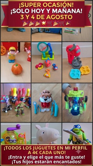 Juguetes varios 4€