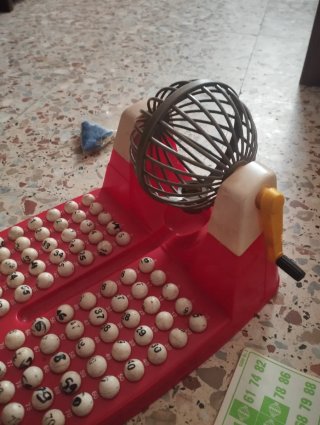 Bingo Juguete con Cartones y Fichas