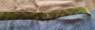 Cintura verde con fibbia decorata oro