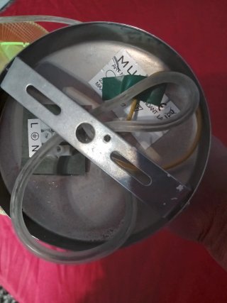 Lámpara de techo moderna neón