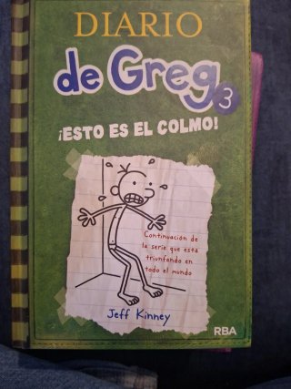 Lote de libros Diario de Greg, seis ediciones.
