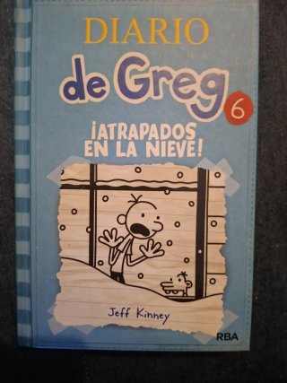 Lote de libros Diario de Greg, seis ediciones.
