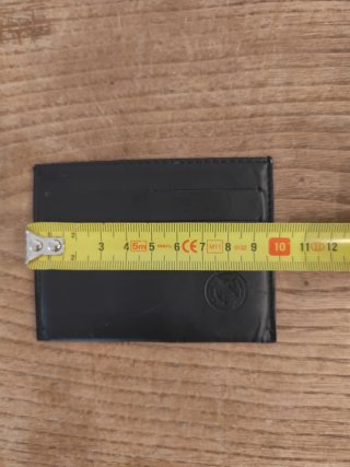 Tarjetero Real Madrid Oficial Cuero Negro NUEVO