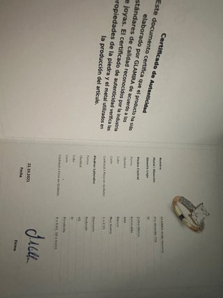 Anillo Oro 18k Zafiro y Diamantes