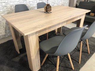 Mesa Comedor Nórdica + 4 Sillas