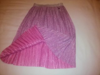 Falda Numph rosa  brillante
