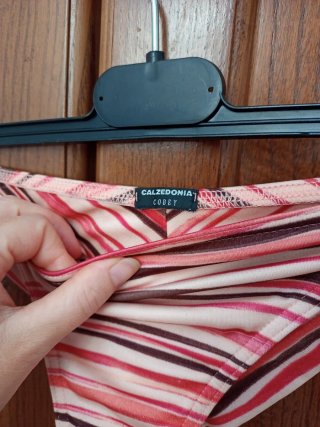 Bikini Calzedonia righe rosa e marrone