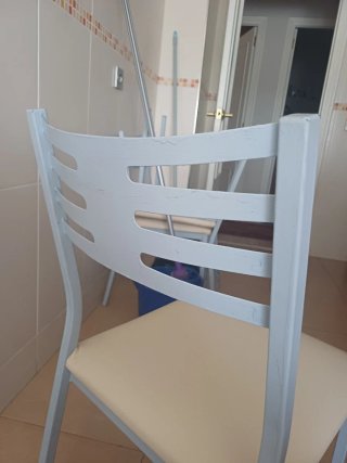 Lote 4 Sillas Comedor Metálicas