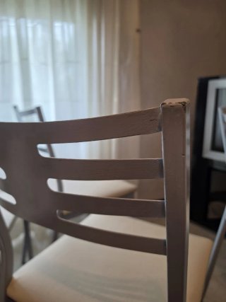 Lote 4 Sillas Comedor Metálicas