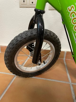 Patinete infantil 2 ruedas verde