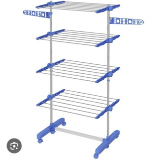 Tendedero Plegable 3 Niveles con Ruedas